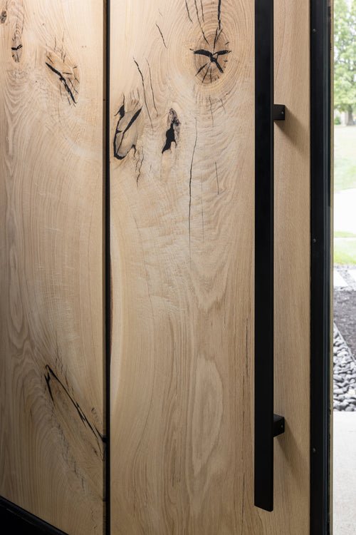 Custom Oak Pivot Door
