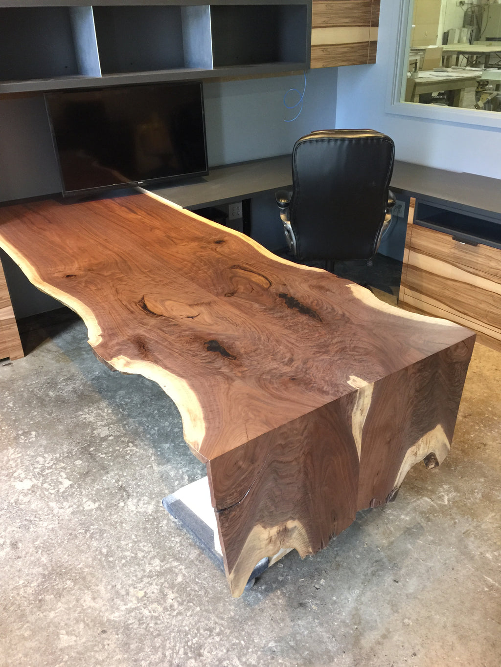 Live Edge Executive Desk
