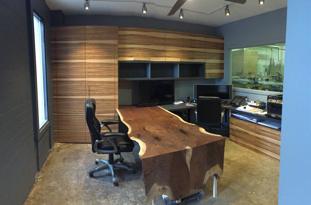 Live Edge Executive Desk