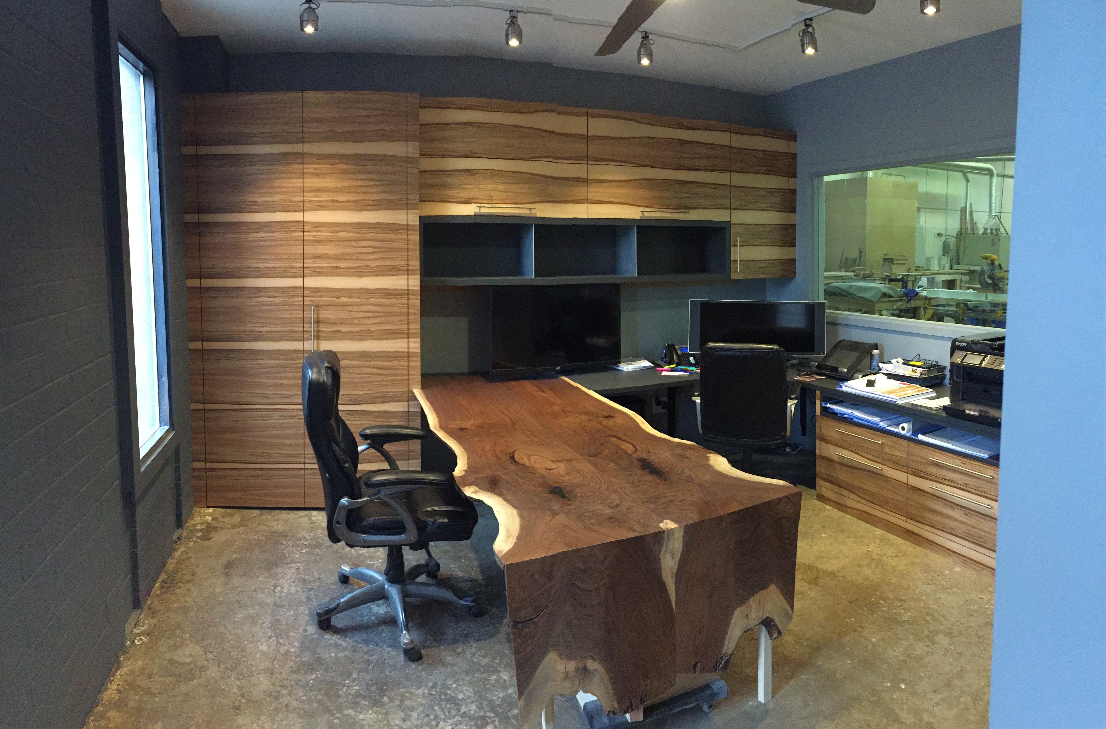 Live Edge Executive Desk