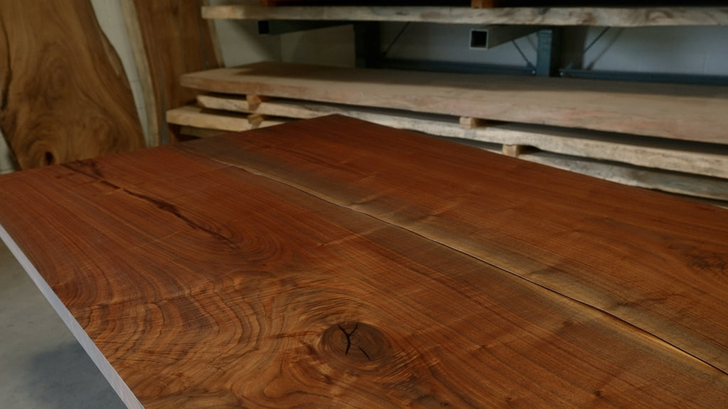 Rooted Black Walnut Conference Table