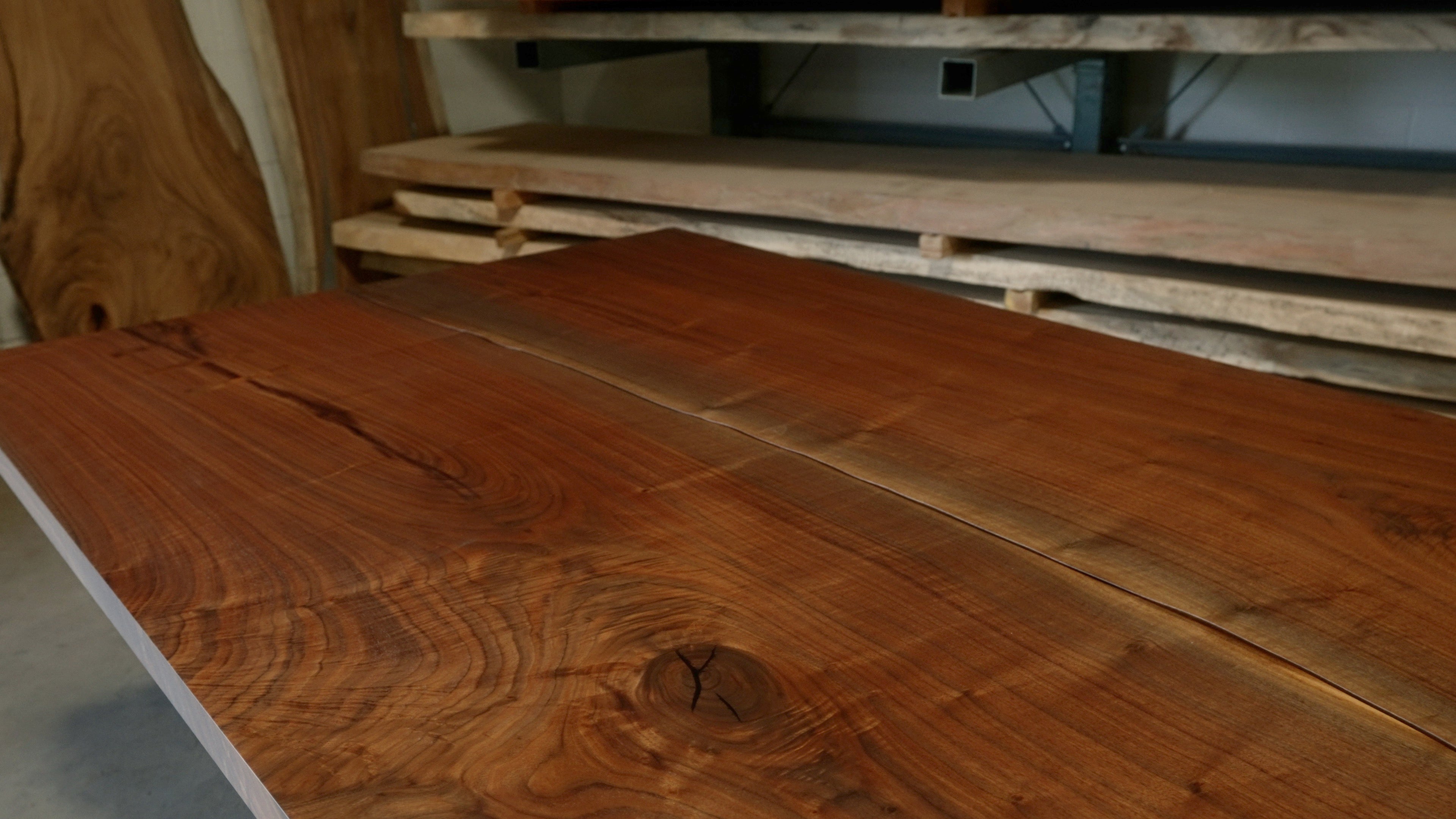 Rooted Black Walnut Conference Table