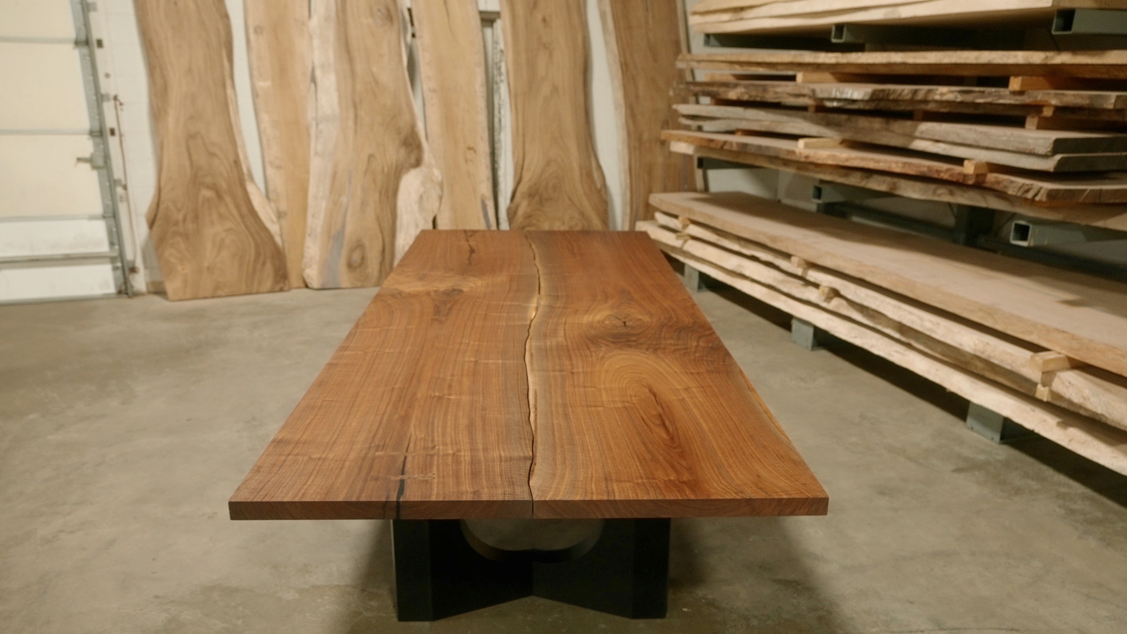 Rooted Black Walnut Conference Table