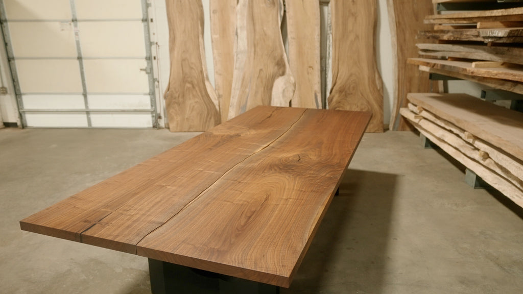 Rooted Black Walnut Conference Table